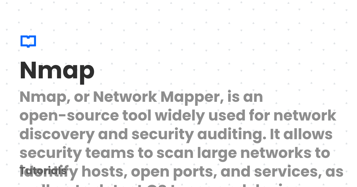 Nmap | Tutorials